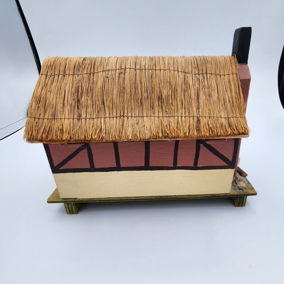 Vintage Pauline Ralph Reuge Music Box Olde English Cottage Hand-Made in England - Picture 4 of 11